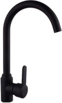 Zlewozmywak PYRAMIS LEFKADA (59x44) 1B 1D czarny + Bateria Lungo volcano Black Edition - 070261111LBE