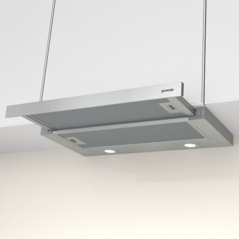 Gorenje Gorenje | Okap | TH62E4X | Teleskopowy | Klasa efektywności energetycznej C | Szerokość 60 cm | 450 m³/h | Sterowanie mechaniczn