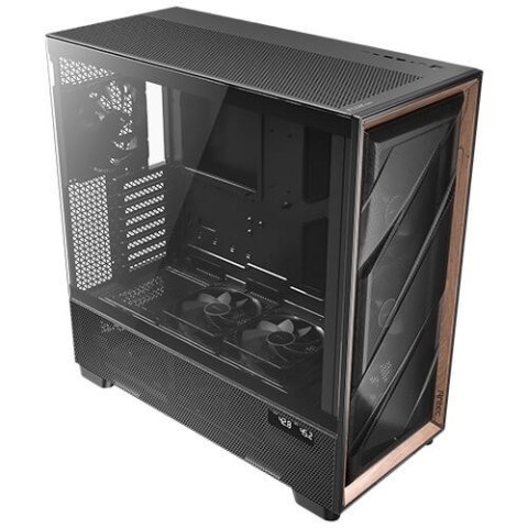 Antec FLUX PRO Full Tower Czarny, Drewno
