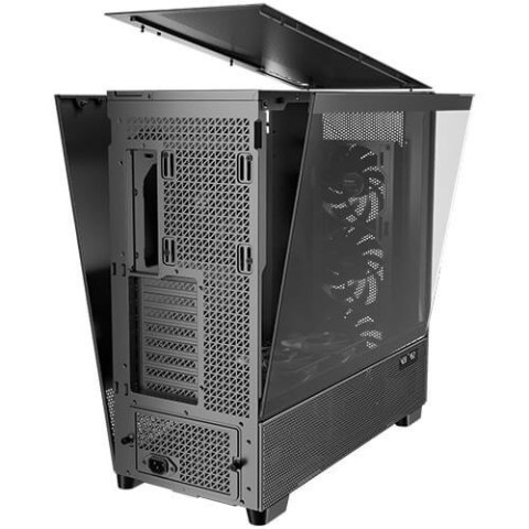 Antec FLUX PRO Full Tower Czarny, Drewno
