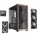 Antec FLUX PRO Full Tower Czarny, Drewno