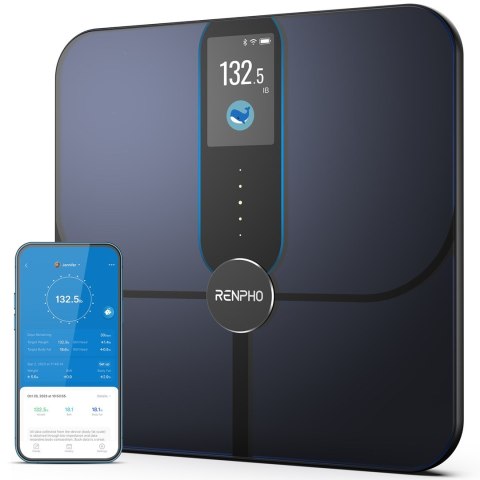 Renpho Elis Nova Prostokąt Ciemny Niebieski Elektroniczna waga osobista
