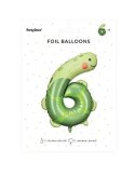 Balon fol.Cyfra 6 Żółw 75x96 mix 19416