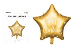 Balon fol.Happy Birthday 40 złoty 70902