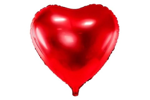 Balon fol.Serce 45 czerwony 75572