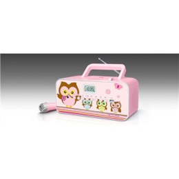 Muse Muse | M-29KP | Przenośny radio odtwarzacz CD/MP3 z USB | 30 W | Różowy