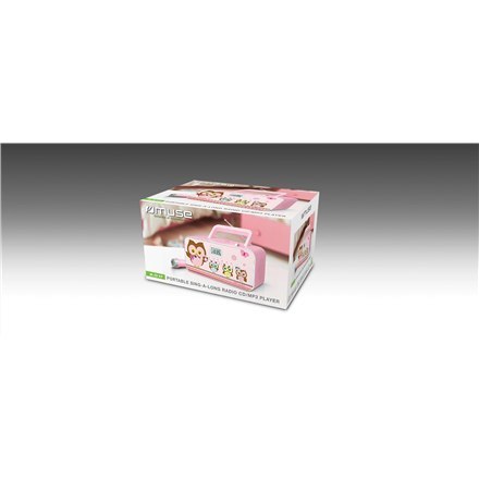 Muse Muse | M-29KP | Przenośny radio odtwarzacz CD/MP3 z USB | 30 W | Różowy