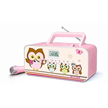 Muse Muse | M-29KP | Przenośny radio odtwarzacz CD/MP3 z USB | 30 W | Różowy