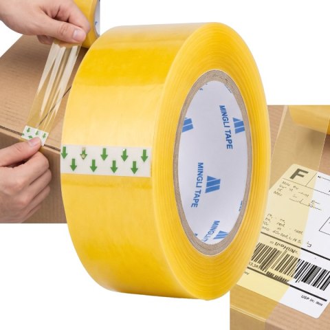Taśma Klejąca Pakowa Transparentna Mocna 48mm 120m - 1 szt.