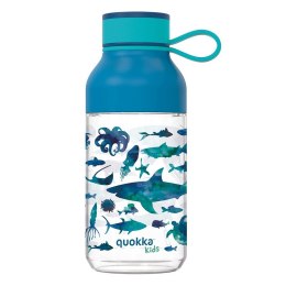 ND38_40154 Quokka Ice Kids with strap - Butelka na wodę z tritanu 430 ml z paskiem (Sea Animals) QUOKKA