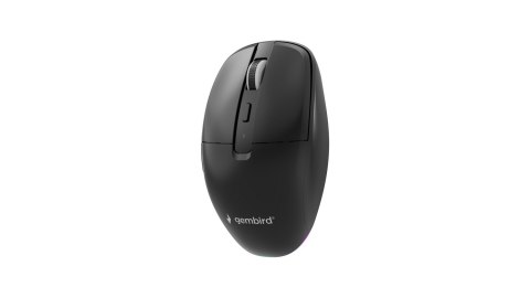 GEMBIRD MYSZ BEZPRZEWODOWA DUAL-MODE (2.4G + BT) 1600 DPI, 6 PRZYCISKÓW, KOLOR CZARNY