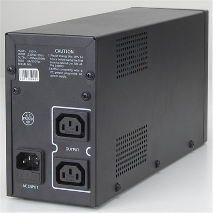 Gembird Gembird | UPS UPS-PC-652A z AVR | 650 VA | 220 V | 220 V