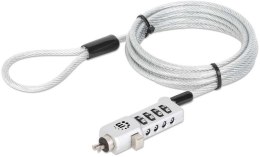 FIXPOINT Linka zabezpieczająca do laptopa Wedge, Nano, K-Slot Szyfr 440301