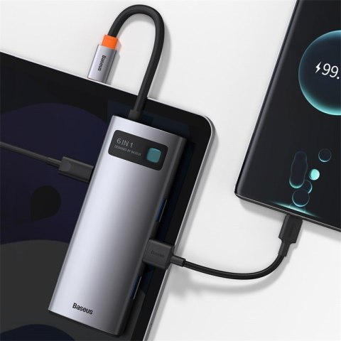 Baseus Metal Gleam USB 3.2 Gen 1 (3.1 Gen 1) Type-C Szary