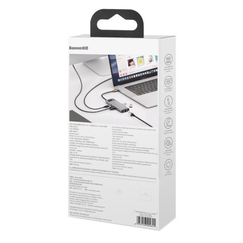 Baseus Metal Gleam USB 3.2 Gen 1 (3.1 Gen 1) Type-C Szary
