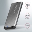 AXAGON AXAGON External USB-C 3.2 Gen 2 metal box for M.2 NVMe & SATA SSD disks