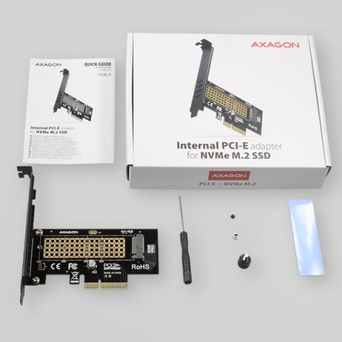 AXAGON AXAGON The PCI-Express x4 internal adapter for connecting an NVMe M.2 SSD disk to a computer | PCEM2-N