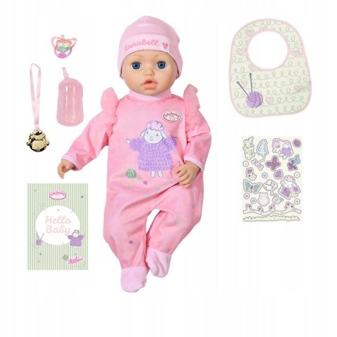 BABY ANNABEL lalka interaktywna 43cm 706626