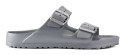 Birkenstock Arizona Essentials Sandały Unisex Metaliczny, Srebrny