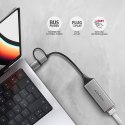 AXAGON AXAGON ADE-TXCA Compact aluminum USB 3.2 Gen 1 Gigabit Ethernet 10/100/1000Mbit adapter with automatic installation, Nintendo Sw