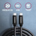 AXAGON AXAGON Data and charging USB 2.0 cable, 1.5 m | BUCM32-CM15AB | USB-C to USB-C