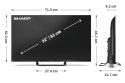 Sharp 32HF3265E Telewizor 81,3 cm (32")