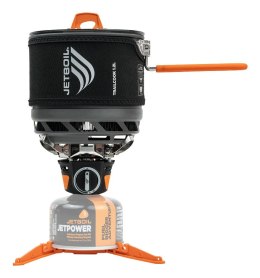 Zestaw do gotowania Jetboil Trailcook 1.2L - carbon (palnik gazowy, garnka 1,2L, pokrywka, podstawka pod kartusz)