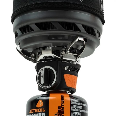 Zestaw do gotowania Jetboil Trailcook 1.2L - carbon (palnik gazowy, garnka 1,2L, pokrywka, podstawka pod kartusz)