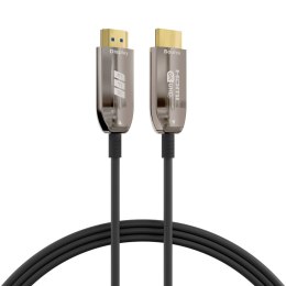 EFB Elektronik HDMI-21-00007 kabel HDMI 20 m HDMI Typu A (Standard) Czarny, Stal nierdzewna