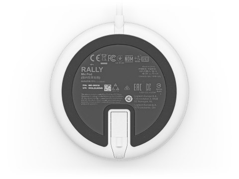 Logitech 952-000038 mikrofon Biały Mikrofon stołowy