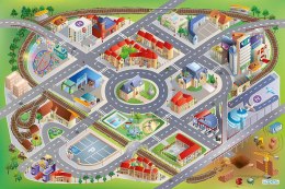 ND19_HOKL1015-11220 Mata lateksowa 100x150 Efekt 3D - Dzielnica miasta
