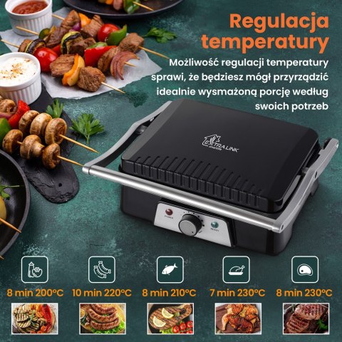 Grill elektryczny Extralink Smart Life Electric Grill SJ-36 2000W, z regulacją temperatury