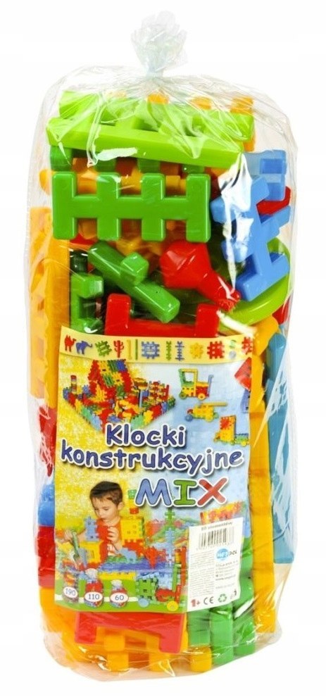 Klocki konstrukcyjne mix 80 25937 MEJ-POL