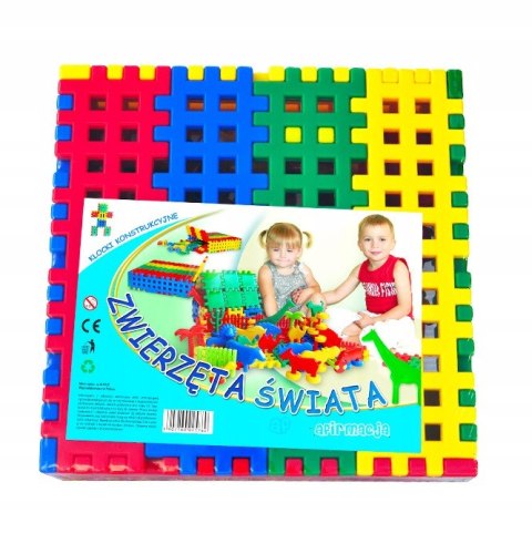 Klocki zwierzęta świata 25760 TRES