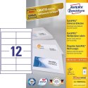 Avery 3659 samoprzylepne etykiety Prostokąt Na stałe Biały 1200 szt.