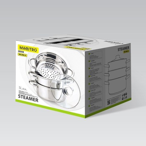 Garnek do gotowania 24cm 5,0L MR-2900-24 MAESTRO
