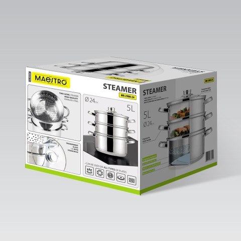 Garnek do gotowania 24cm 5,0L MR-2900-24 MAESTRO