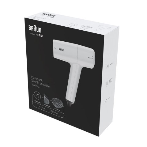Braun HD1.55 suszarka do włosów 1800 W Biały
