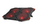 GENESIS Oxid 260 podkładka chłodząca do laptop 43,9 cm (17.3") 1010 RPM Czarny, Czerwony