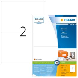 HERMA 4628 samoprzylepne etykiety Prostokąt Na stałe Biały 400 szt.