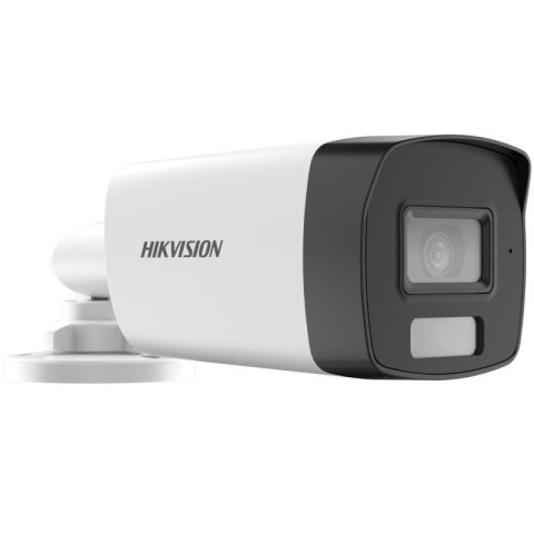 Hikvision DS-2CE17D0T-LFS(2.8mm) 2 MP kamera Bullet z inteligentnym hybrydowym oświetleniem i dźwiękiem, stałoogniskowa