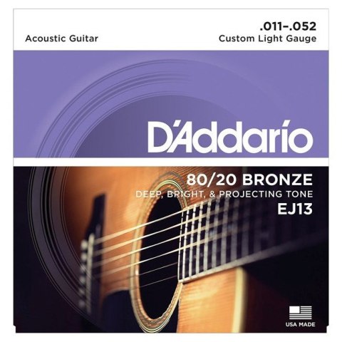 Daddario EJ13 - Struny do gitary akustycznej