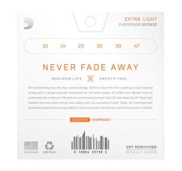 Daddario XSAPB1047 - Struny do gitary akustycznej