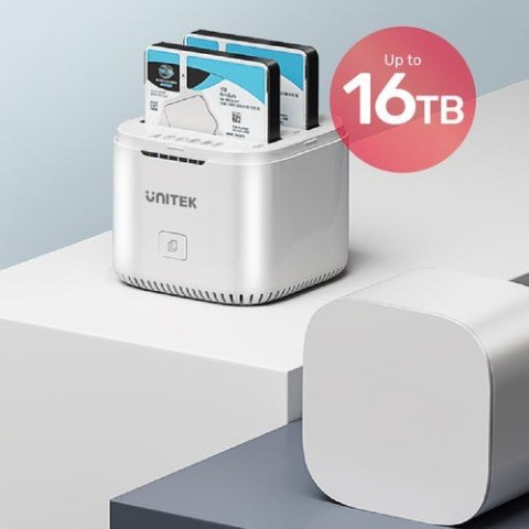 Unitek Stacja klonująca Bay SATA USB3.0 do SATA6G 2,5" z funkcją UASP 5 Gbps