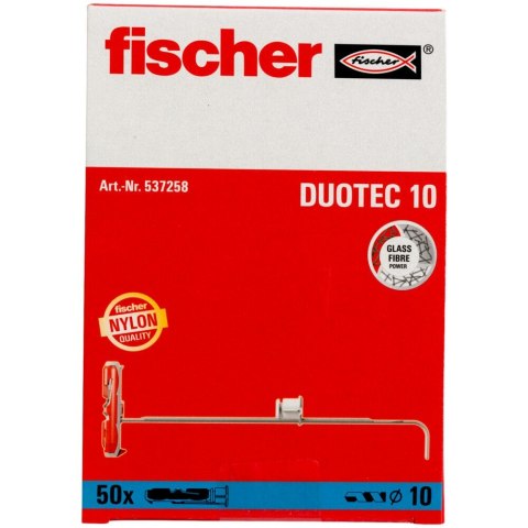 Fischer 537258 kotwa śrubowa/kołek rozporowy 50 szt. Zestaw śrub i kołków rozporowych 50 mm