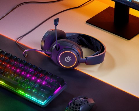 Słuchawki Steelseries Arctis Nova 3 61631 USB Type-C Czarne