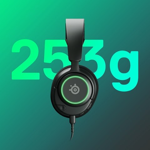 Słuchawki Steelseries Arctis Nova 3 61631 USB Type-C Czarne
