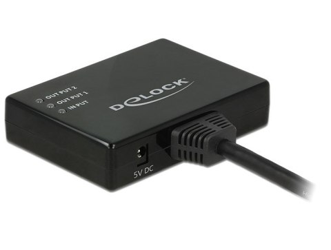 DeLOCK 87700 rozgałęziacz telewizyjny HDMI 2x HDMI