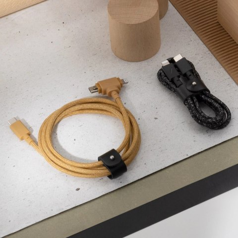 Kabel Native Union Duo (USB-C do USB-C/Lightning), Zielony, USB C, USB C/Lightning, 1.5 m, Męski, Męski