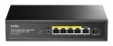 Cudy GS1005PTS1 łącza sieciowe Gigabit Ethernet (10/100/1000) Obsługa PoE Czarny